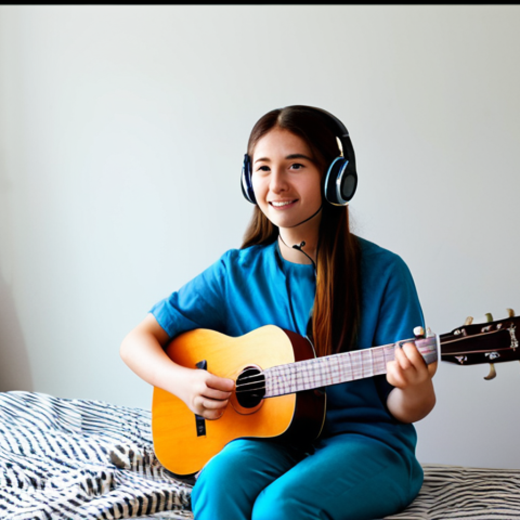 티니핑 주제곡 커버 영상 - Teenieping Cover Creation**

"A young woman in modest, casual clothing, recording a cover song in a ...