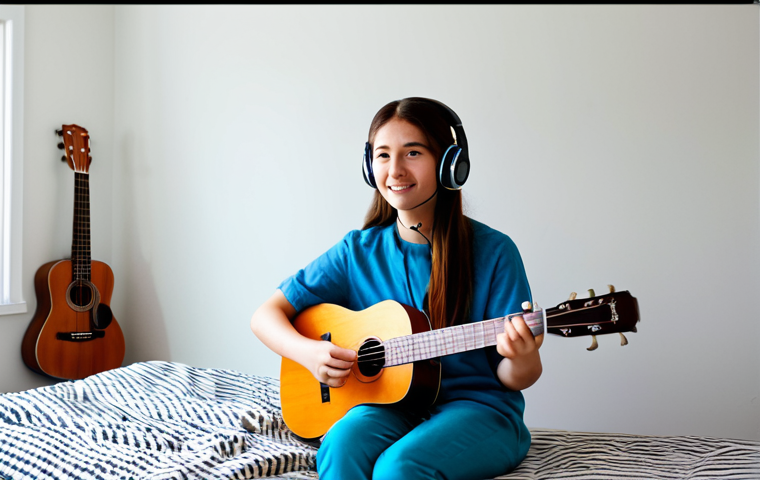 티니핑 주제곡 커버 영상 - Teenieping Cover Creation**

"A young woman in modest, casual clothing, recording a cover song in a ...