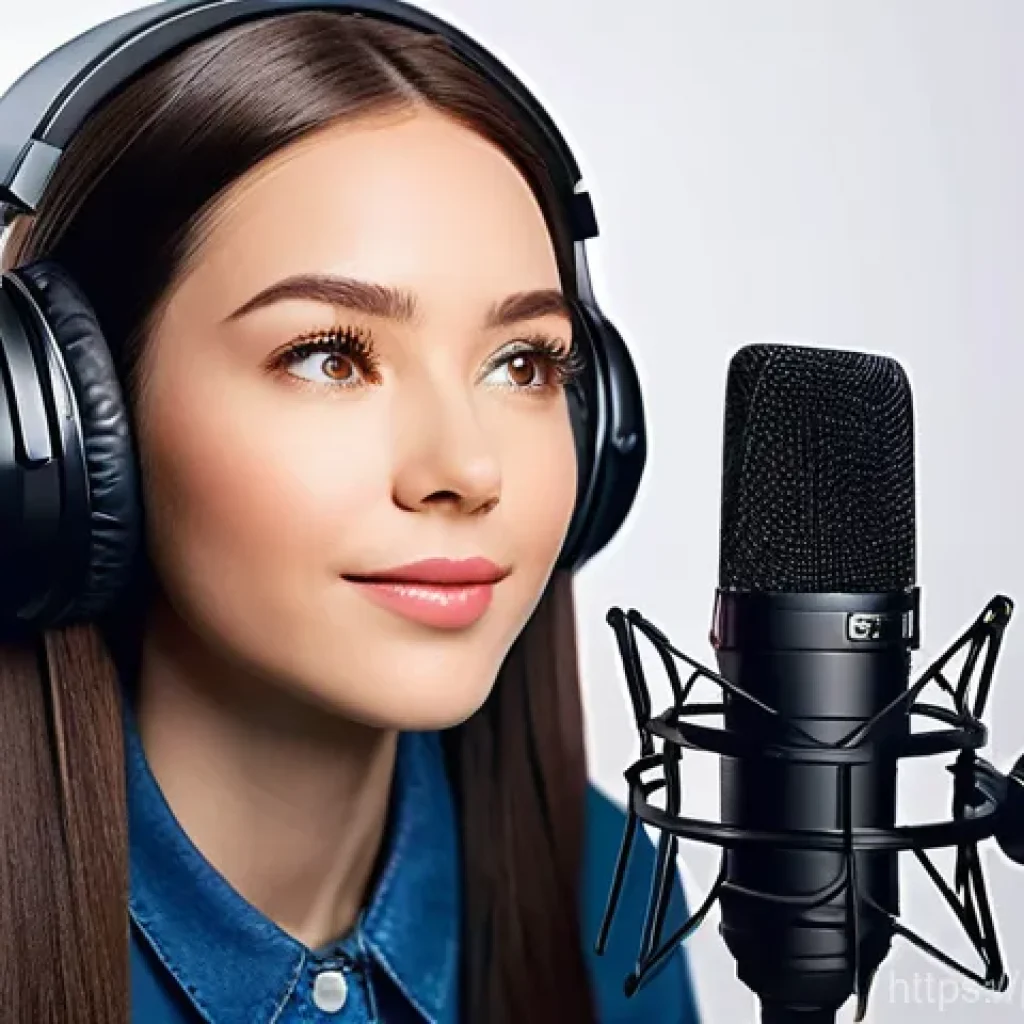 티니핑 성우 인터뷰 내용 - **Prompt 1: The Voice Actor's World**
    "A professional female voice actor in her late 20s to earl...