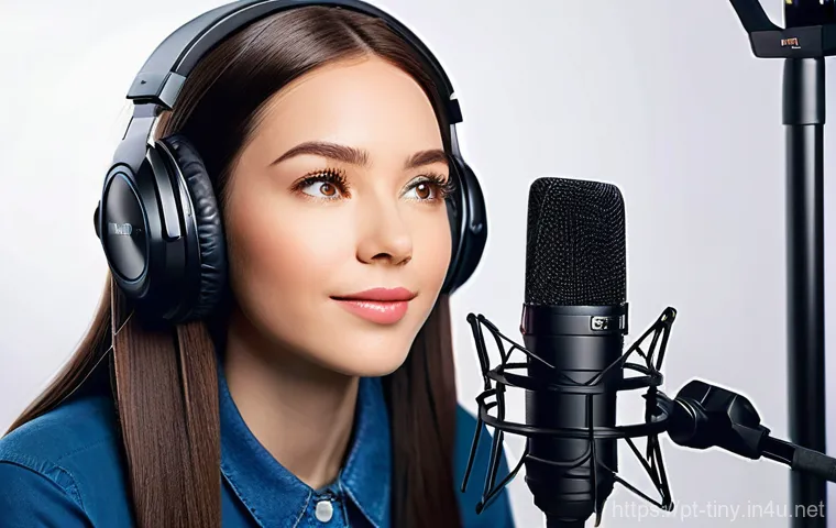 티니핑 성우 인터뷰 내용 - **Prompt 1: The Voice Actor's World**
    "A professional female voice actor in her late 20s to earl...